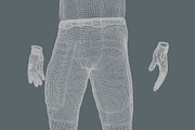 American Football Uniform 3d model, a Characters & Person 3D Model by Bruno's Shop (Thumbnail 2 of 13)