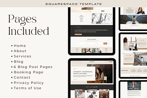 Squarespace Template: Serenity