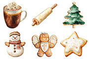 Christmas Holiday Baking Clipart Bun, an Illustration by Daily.Designs (Thumbnail 4 of 5)