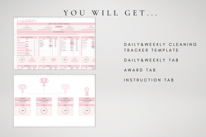 Editable Cleaning Planner Template