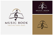Singing Book Music Notes Sheet logo, a Branding & Logo Template by Enola99d (Thumbnail 1 of 2)