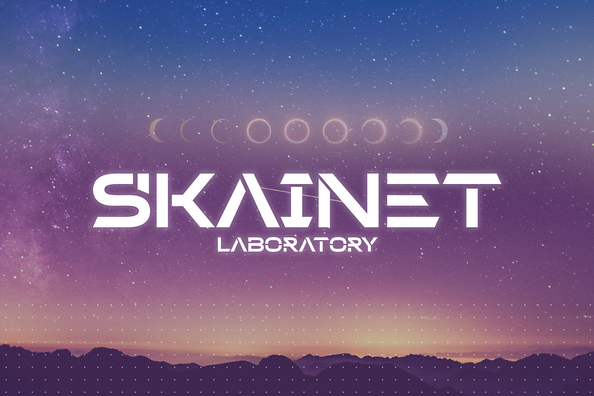 Borned - Futuristic Display Font, a Sans Serif Font by Almarkhatype (Photo 2 of 10)