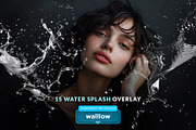 Water splash png overlay clipart, a Layer Style Add-On by Walllow Creatives (Thumbnail 6 of 6)