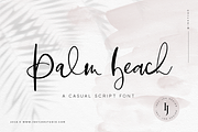 Palm Beach | Casual Script Font, a Script Font by Inky Jar Design Studio (Thumbnail 1 of 16)