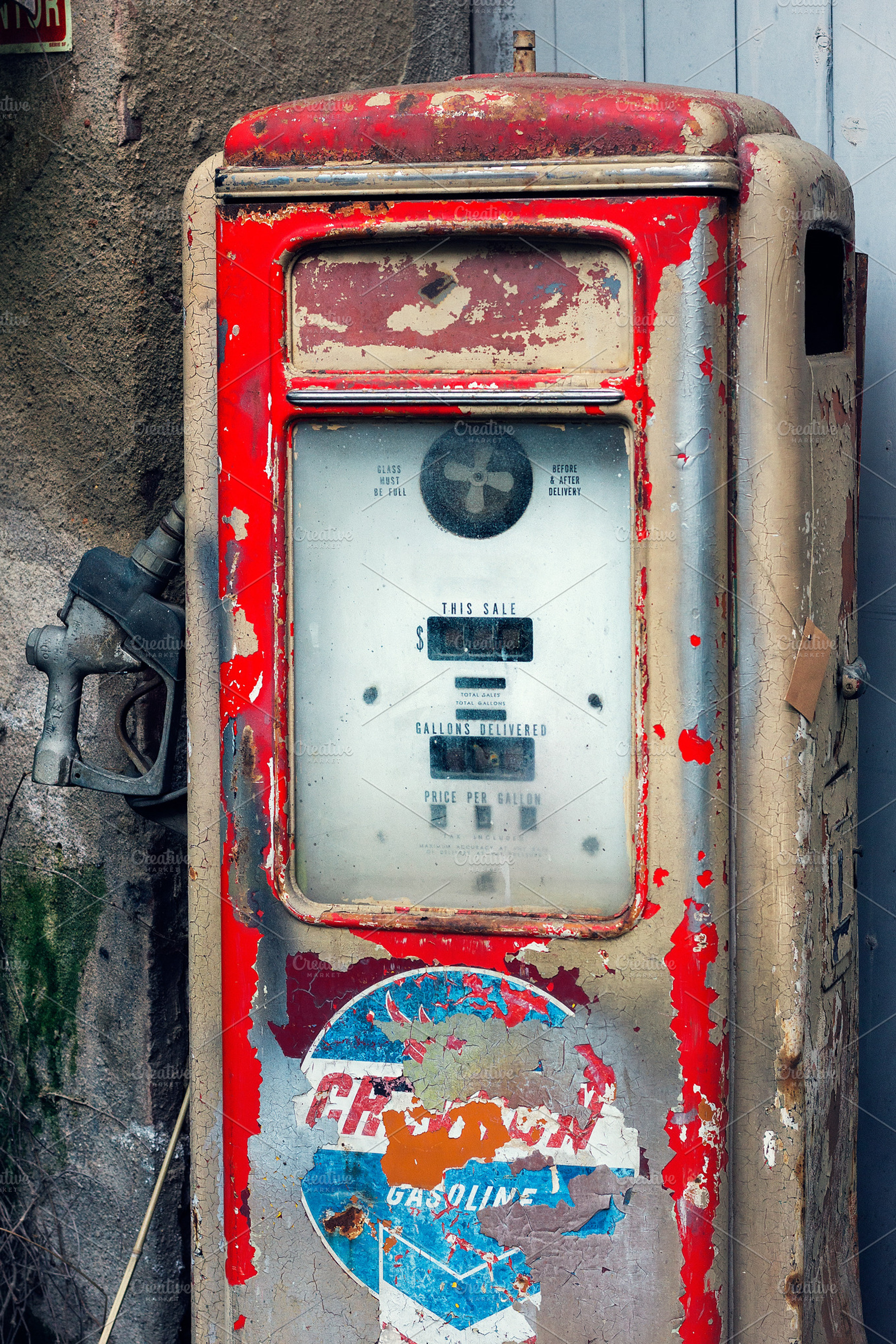 Rusty and Old  fuel pump, an Industrial Photo by JCB Photogr@phics
