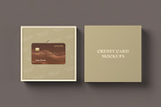 Credit Card with Box Mockups, a Mockup by artimasa (Thumbnail 2 of 7)