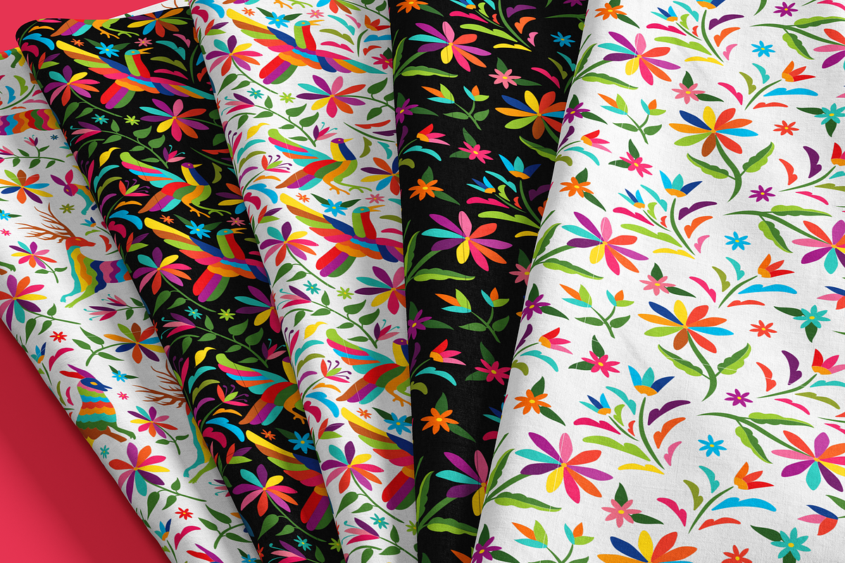 Mexican Otomi Seamless Patterns #2, a Pattern Graphic by Akbaly (Photo 6 of 6)