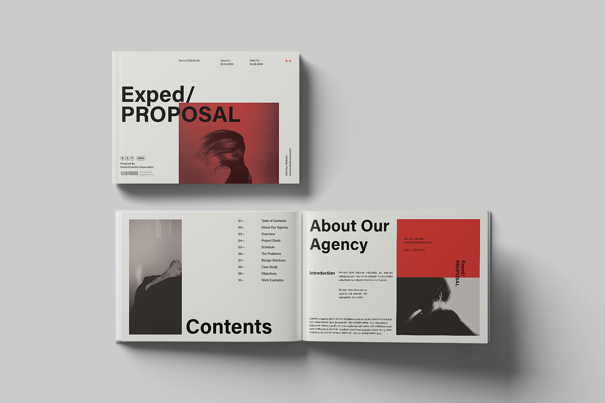 Project Proposal Template Landscape, a Brochure Template by DesignCrest (Photo 4 of 11)