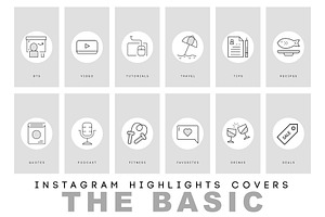 Modern and Basic Instagram Highlits