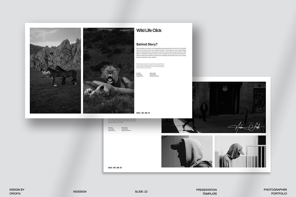 Photographer Portfolio Presentation, a Presentation Template by Oriofix (Photo 4 of 11)
