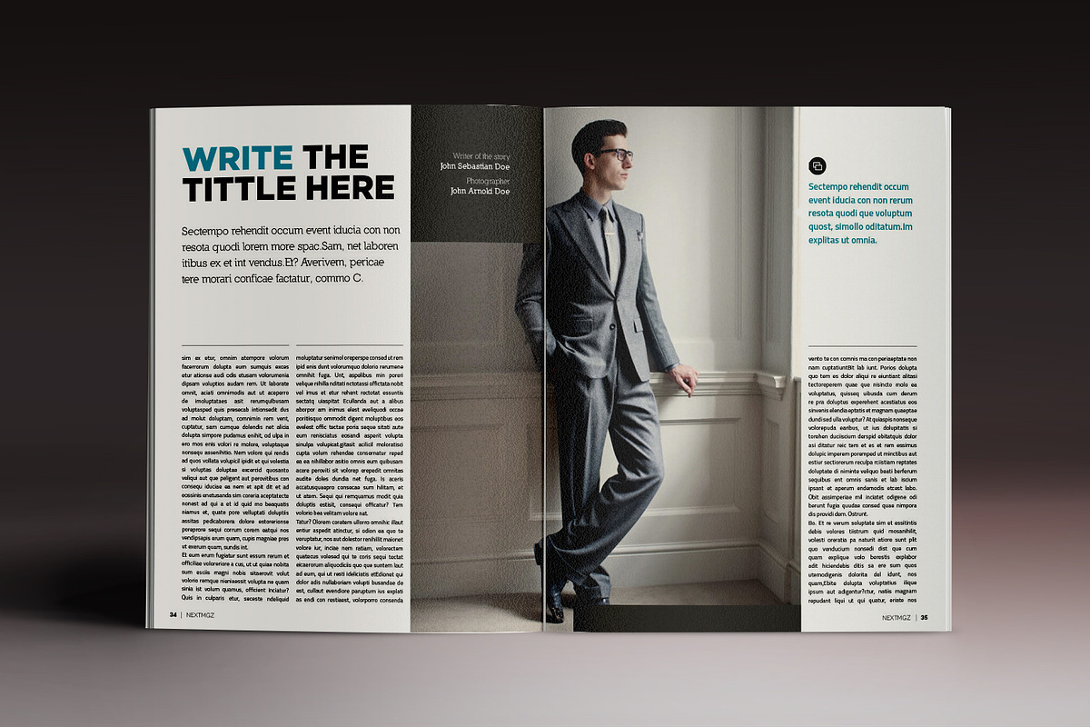Des7gn Mgz, a Magazine Template by Luuqas Design (Photo 18 of 20)