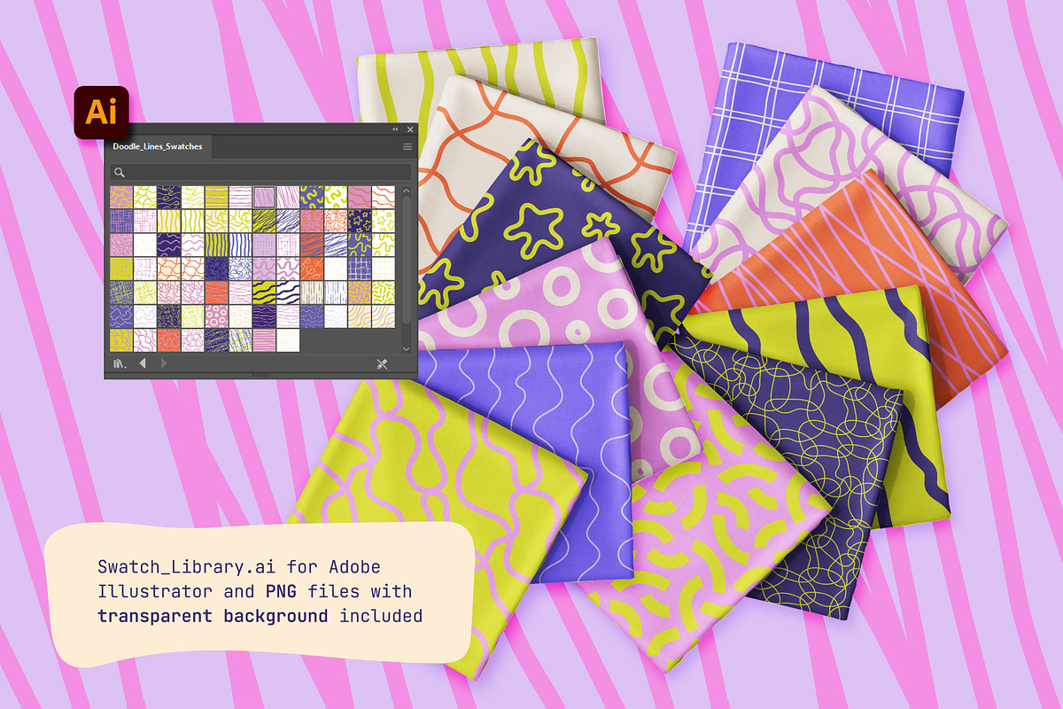 40 Hand-Drawn Linear Patterns, a Pattern Graphic by IuliiaSavko (Photo 3 of 13)