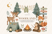 Cute Woodland Forest Animal Clipart, an Animal Illustration by Sunflower Day Love (Thumbnail 4 of 4)