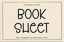 Book Sheet