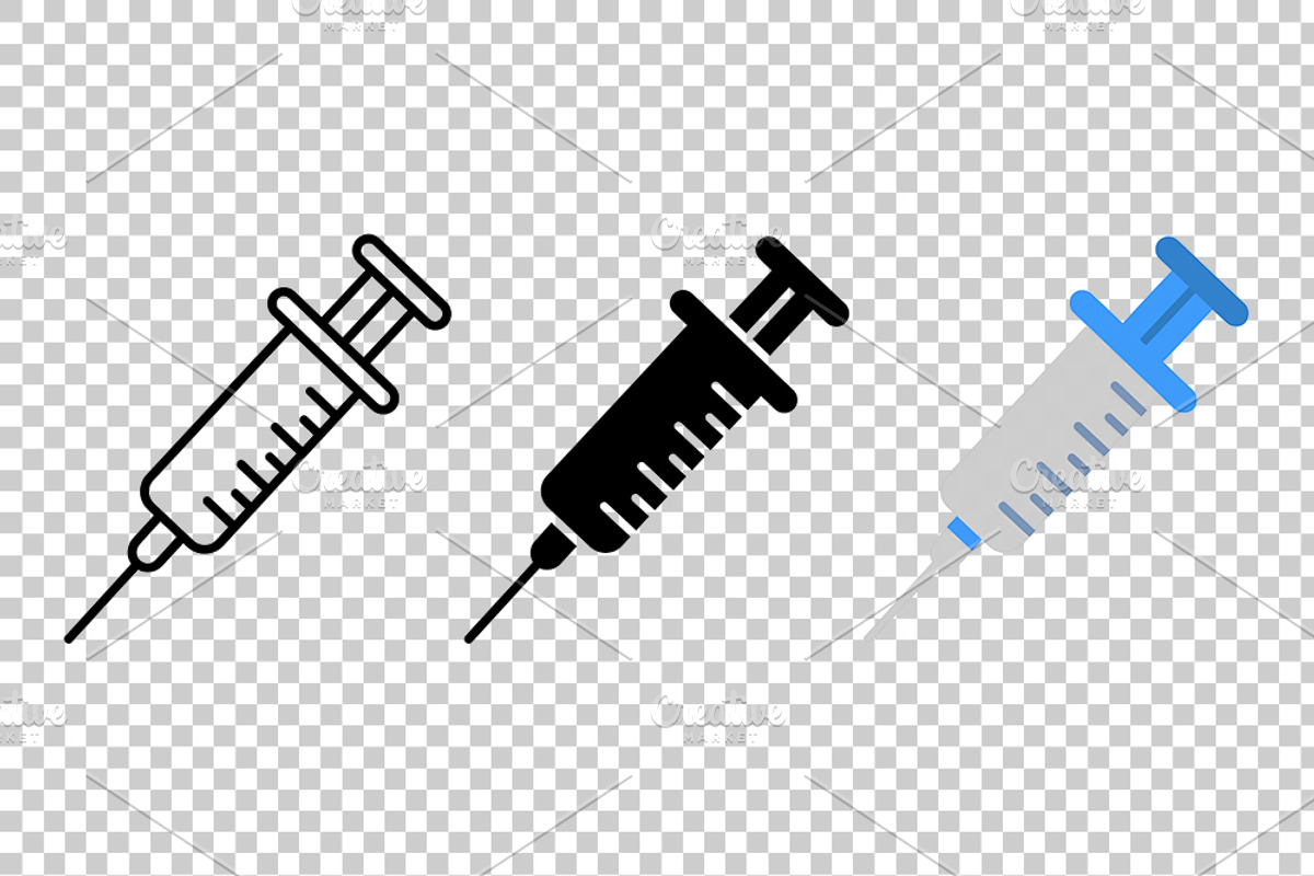 Syringe Vector Icon Set, an Object Graphic by Artonix (Photo 3 of 3)