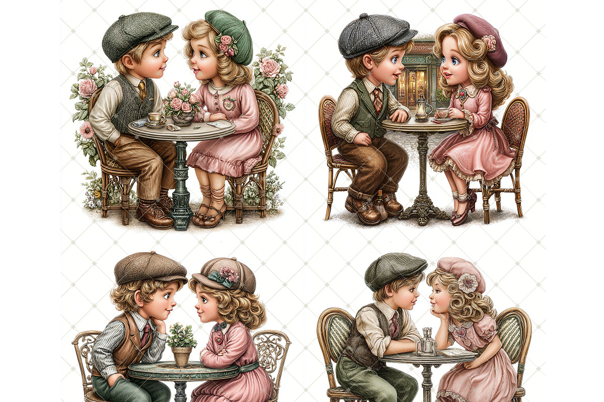 Romance Time Clipart JPG, a Person Illustration by Memories By Lea (Photo 3 of 20)