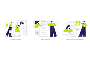 Human resources isolated cartoon, a Finance Illustration by Visual Generation