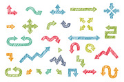30 Hand Drawn Arrows, an Object Graphic by Mantas Bac (Thumbnail 2 of 3)