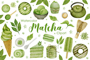 Watercolor Matcha Collection