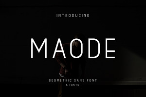 Maode, a Sans Serif Font by alphArtype