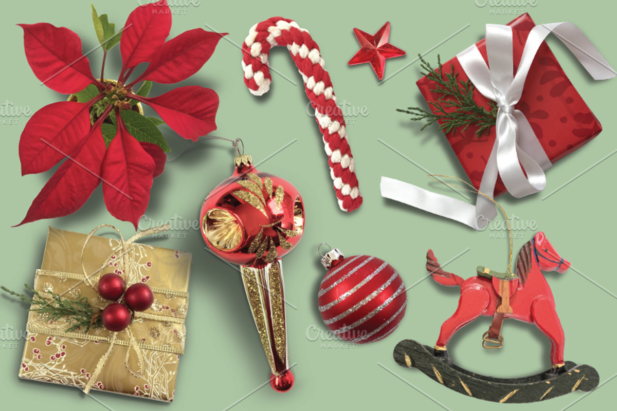 Christmas Holiday Scene Creator, a Books & Magazine Mockup by La Bella Rue (Photo 3 of 6)