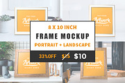 Portrait+Landscape Frame Mockup, a Product Mockup by MockUpgrade (Thumbnail 1 of 4)