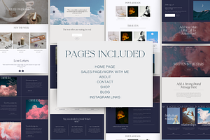 Mystic Website Squarespace Template