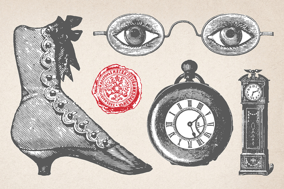 146 Vintage Illustrations, an Object Illustration by Polymath (Photo 2 of 14)