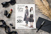Fashion Women Vector Silhouettes, a Person Illustration by Elena Naumchenkova (Thumbnail 3 of 4)