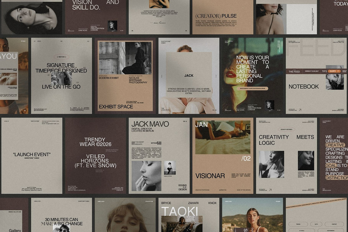 Social Media Kit For Marketing, a Social Media Template by Crafted Pixel (Photo 4 of 9)