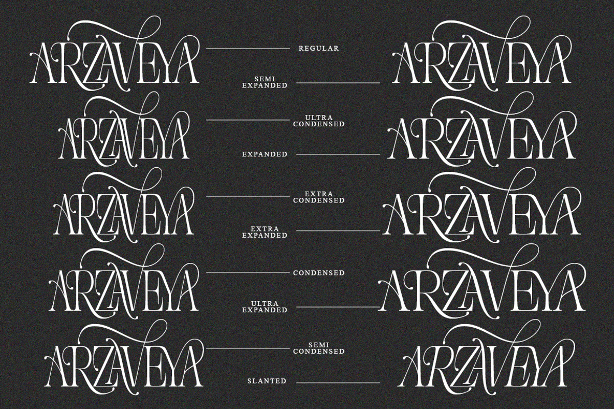 Arzaveya Font Duo | 27 Font Files, a Script Font by IM Studio (Photo 8 of 13)