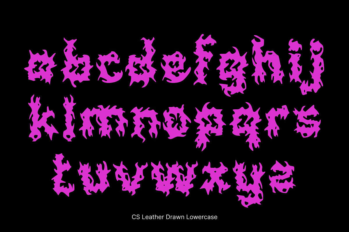 CS Leather Drawn, a Blackletter Font by Craft Supply Co. (Photo 5 of 8)