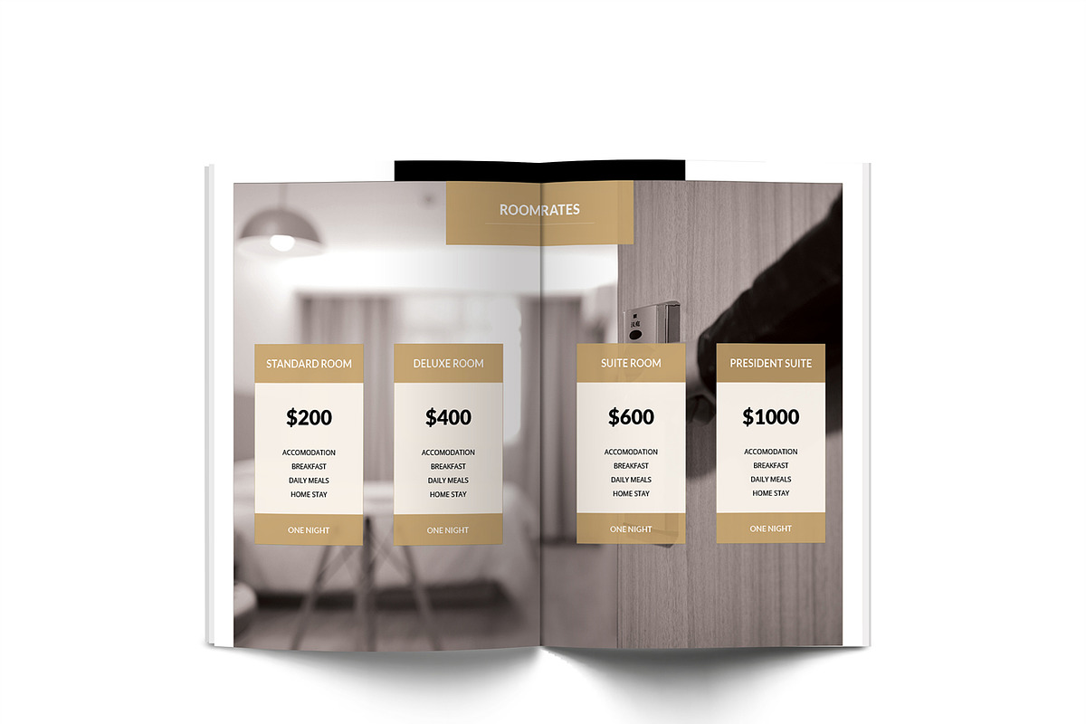 Hotel A4 Brochure, a Brochure Template by Incools Stokie (Photo 11 of 18)
