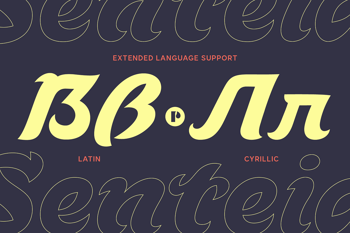 Senteia | Voltaic Brush Typeface, a Serif Font by Pedroglifos (Photo 7 of 12)