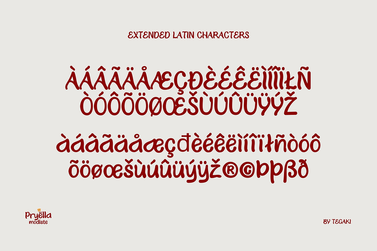 Pryella Modiste, a Handwritten Font by rudiSasori (Photo 11 of 13)
