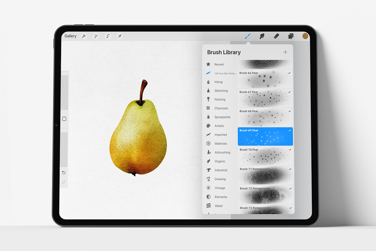 Procreate Realistic Fruit Texture, a Brush Add-On by HopeArtIllustration (Photo 8 of 9)