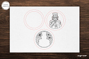 Patriotic Door Sign Bundle, a Decorative Illustration by svgocean (Thumbnail 7 of 16)