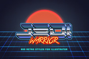 80s Retro Illustrator Styles, a Layer Style Add-On by Vector Galore (Thumbnail 11 of 12)