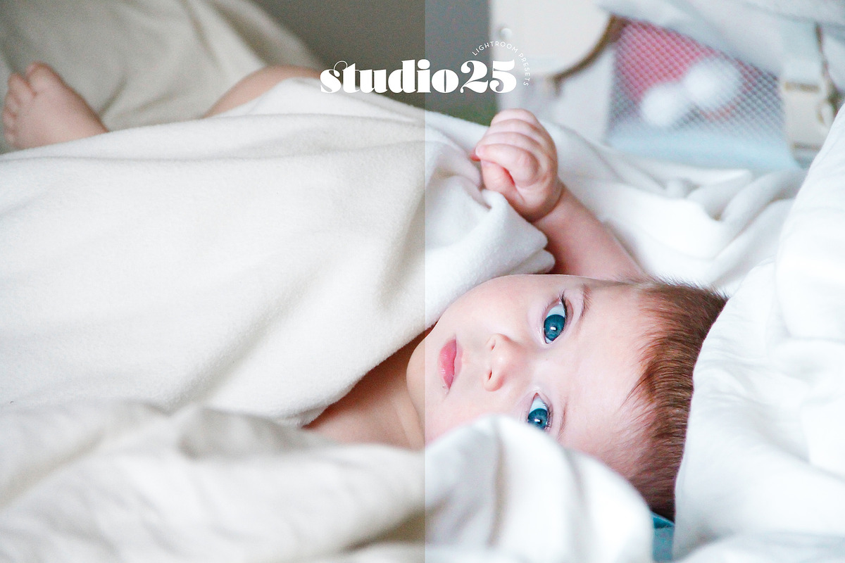 Baby and newborn lightroom preset preview 6