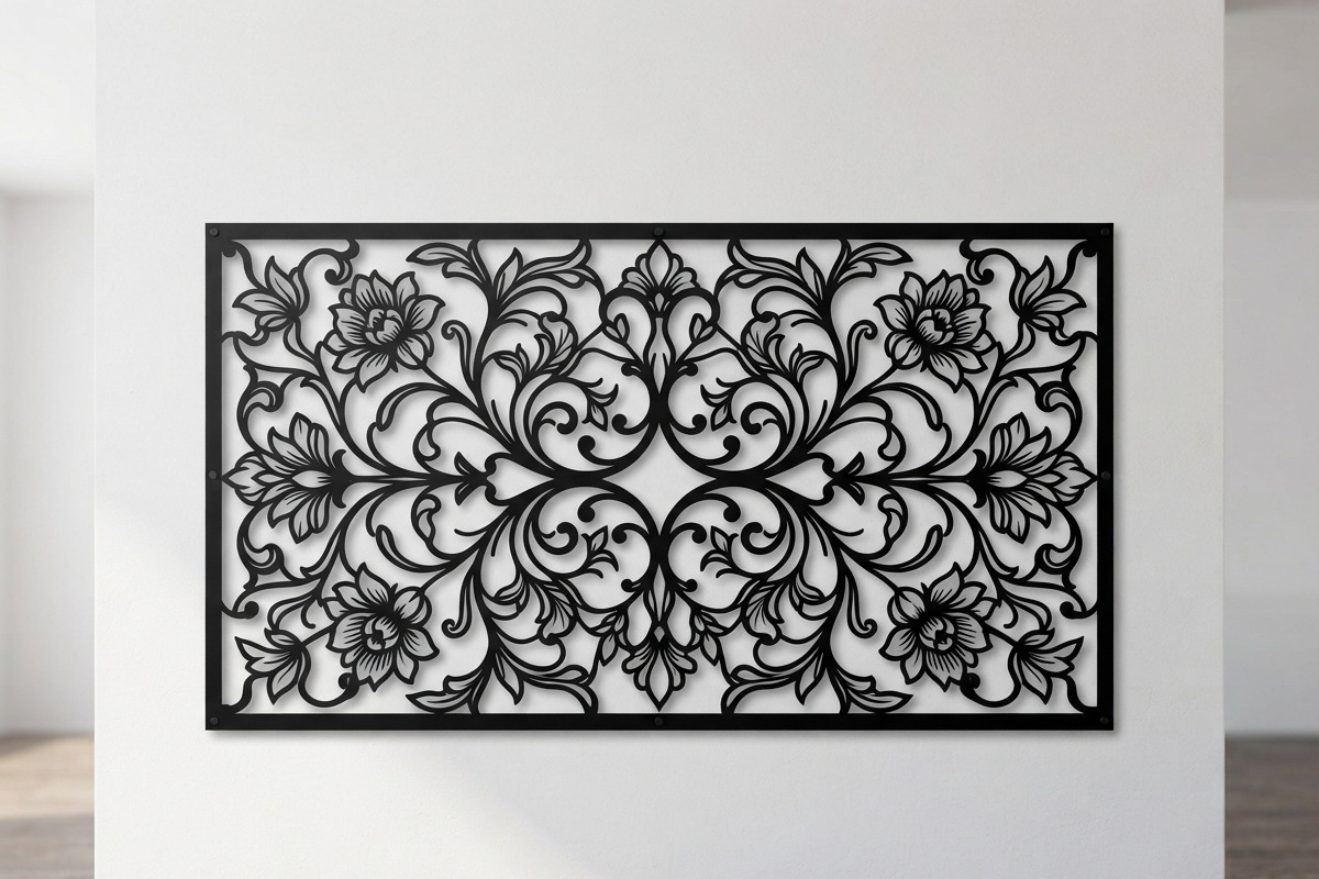 50 Elegant Floral Wall Panel Bundle, a Decorative Illustration by Amazin_art (Photo 2 of 25)