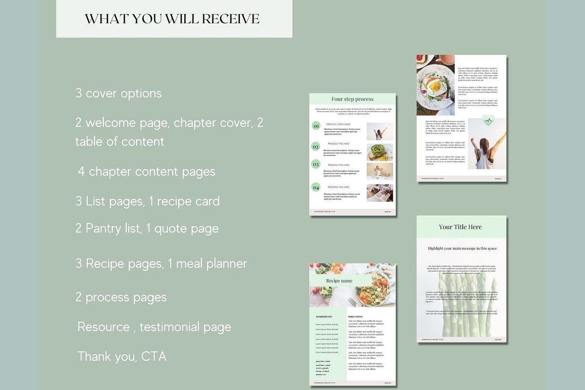 Nutrition Coach Course Creator Canva, a Social Media Template by Deepa Template Studio (Photo 29 of 48)