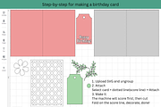 Birthday Card | Cutting File | SVG |, a Templates & Theme by DesignHub (Thumbnail 2 of 2)