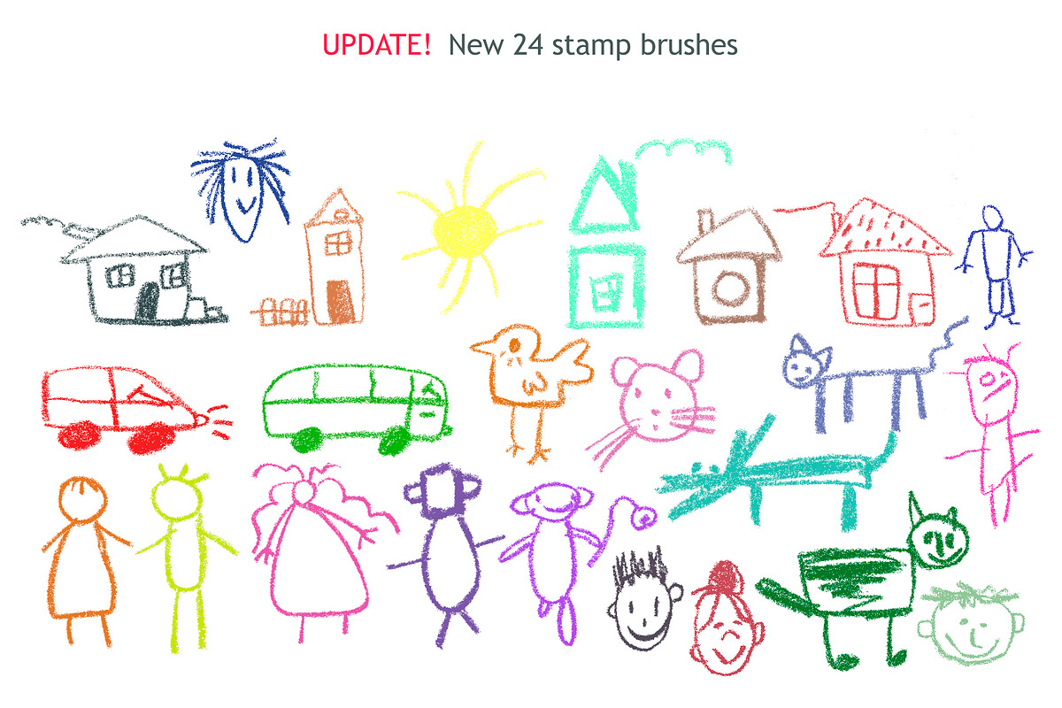Scribble-PS Brushes, a Brush Add-On by Vera Suleimanova
