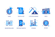 44 Blockchain Cryptocurrency Icons, an Icon by kucingklawu (Thumbnail 4 of 7)