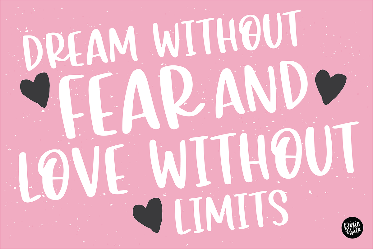 AMORA BRUSH Handwritten Font preview 3