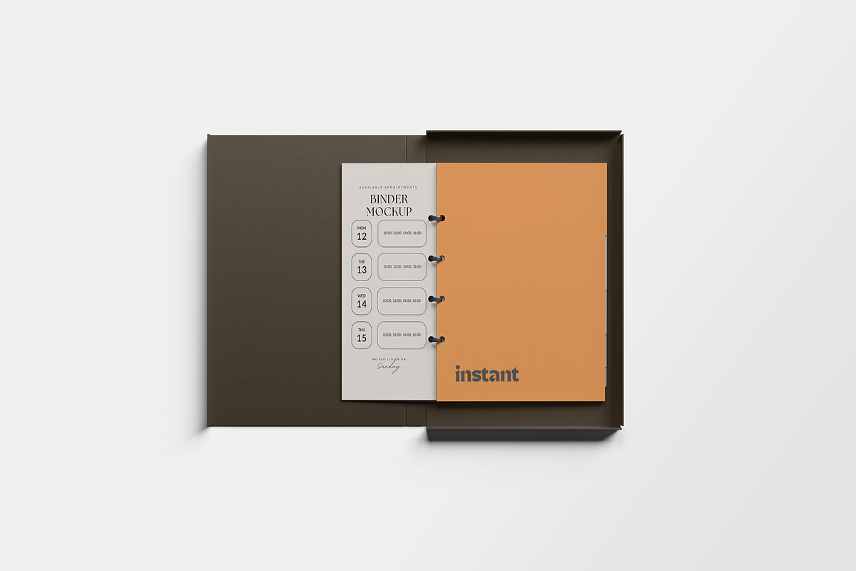 Binder Mockup, a Books & Magazine Mockup by Akaimockup (Photo 3 of 5)
