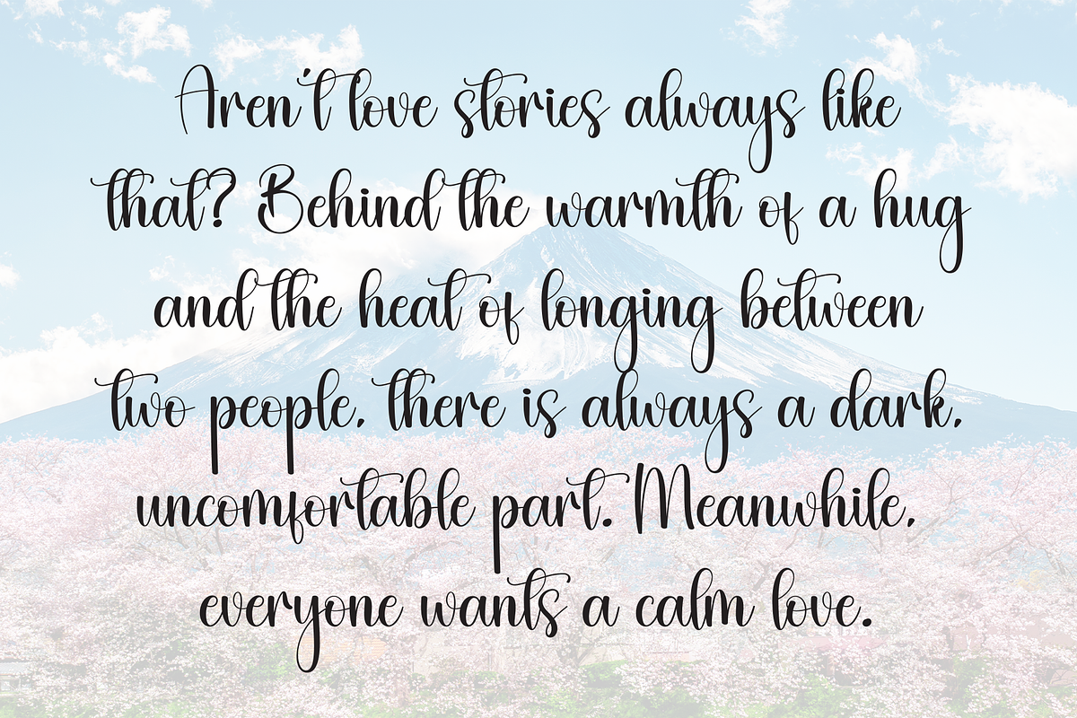 Smoothie | Script Font, a Handwritten Font by Scratchones (Photo 6 of 8)