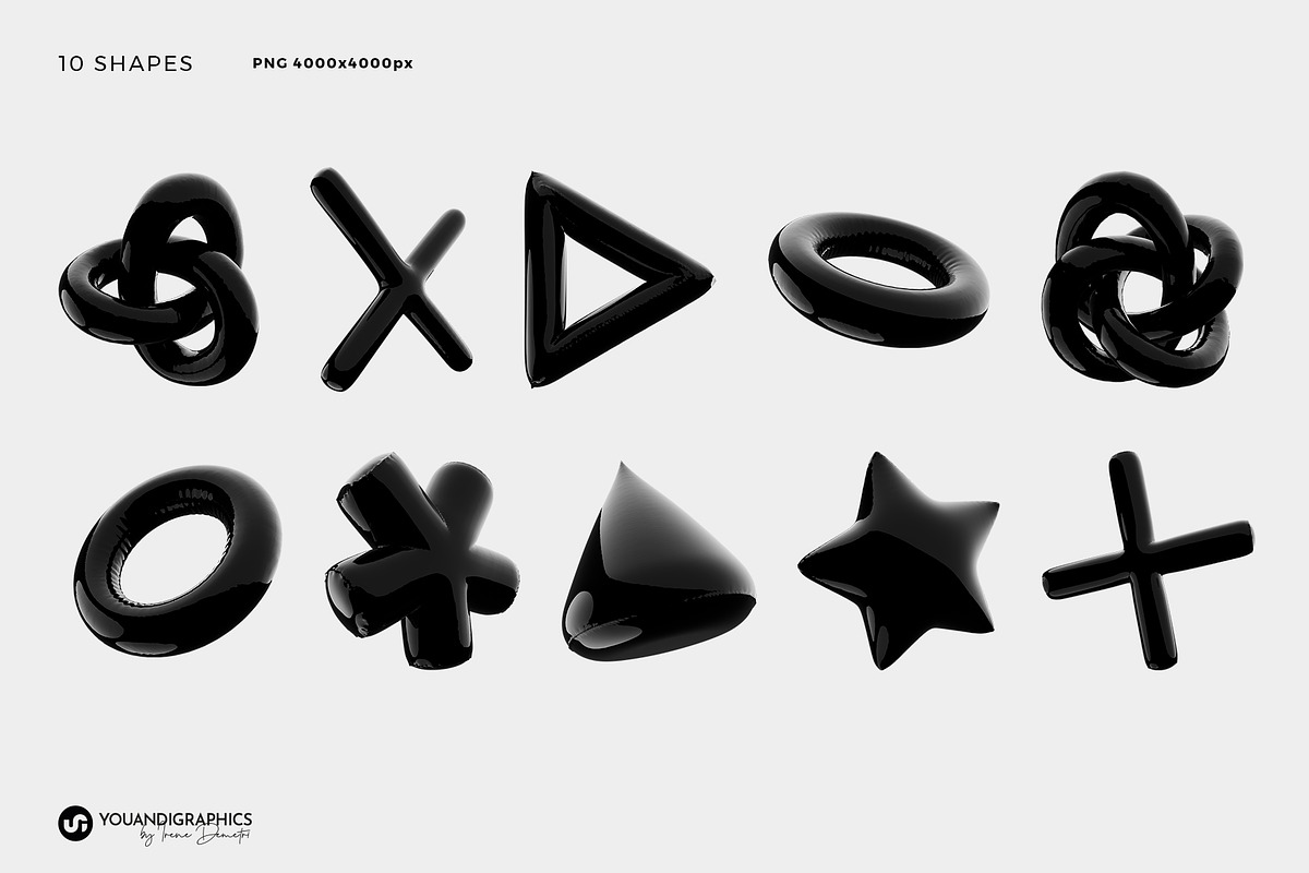 Latex 3D Lettering Set, a Graphic by Youandigraphics (Photo 13 of 14)