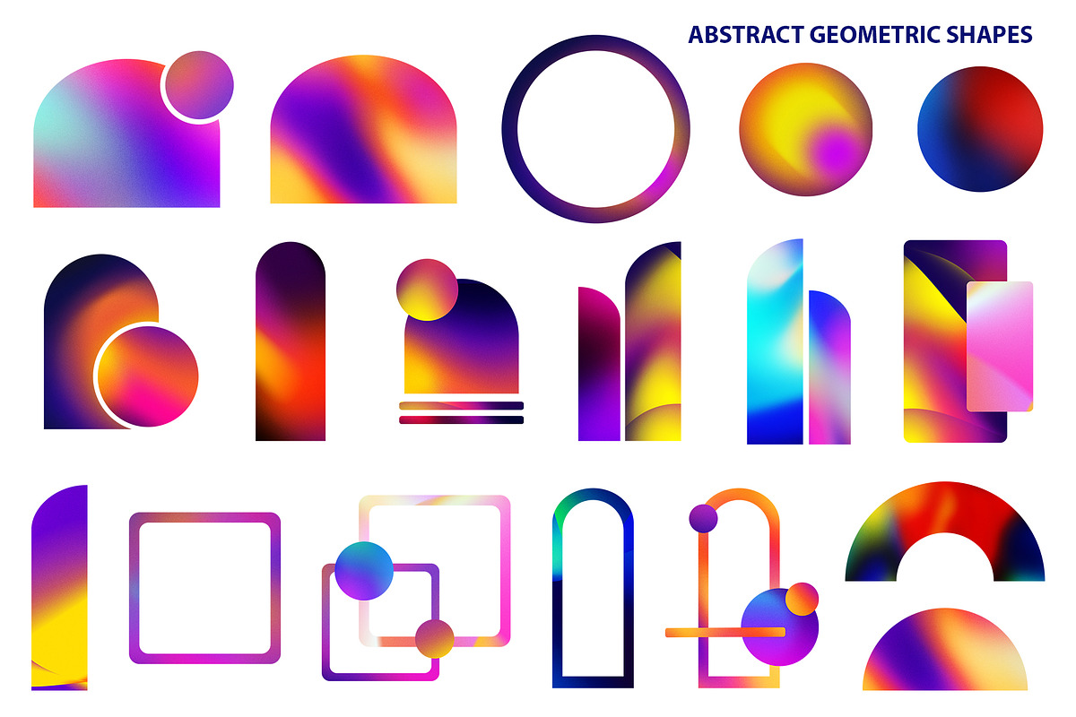 Neon Grainy Gradient Texture Pack
