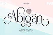 Abigan, a Serif Font by IM Studio (Thumbnail 1 of 8)